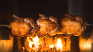 The rotisserie chicken. Photo: 800° Woodfired Kitchen