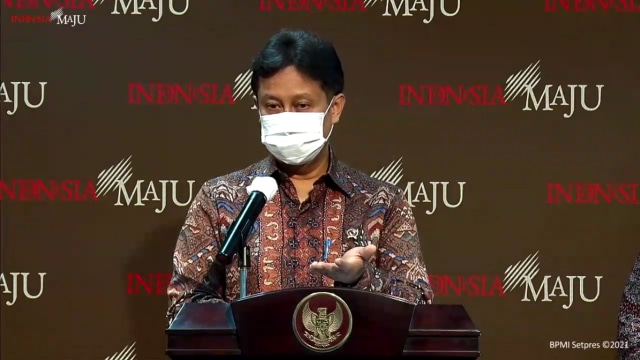 Indonesian Health Minister Budi Gunadi Sadikin. Photo: Youtube/Presidential Secretariat