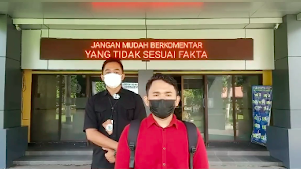 AM, a Slawi, Central Java resident warned over a comment criticizing President Joko Widodo’s son Gibran Rakabuming Raka. Photo: Instagram/@polrestasurakarta
