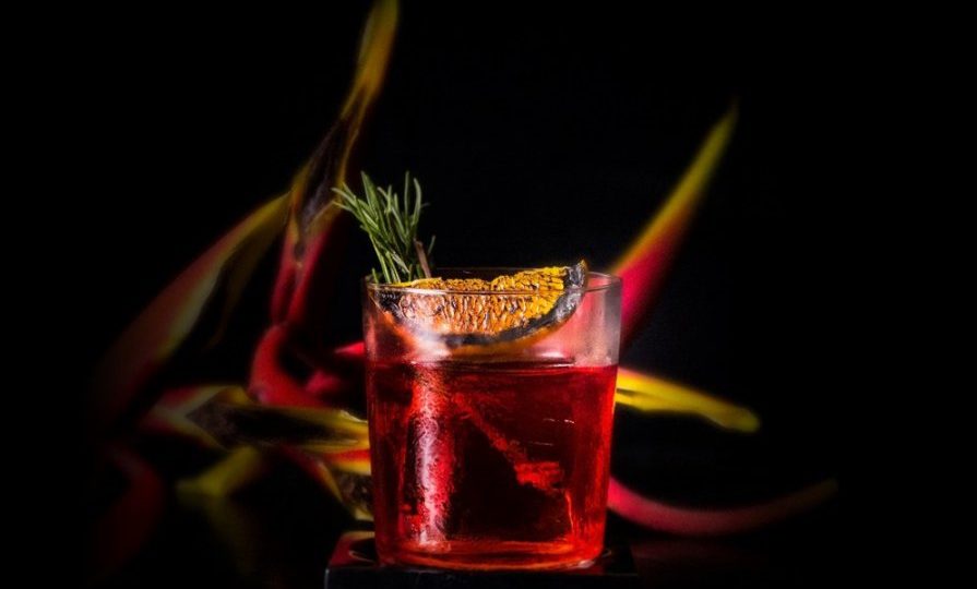 Photo: Bittersweet Symphony, a Negroni-like cocktail recipe available on the Saneha website.

