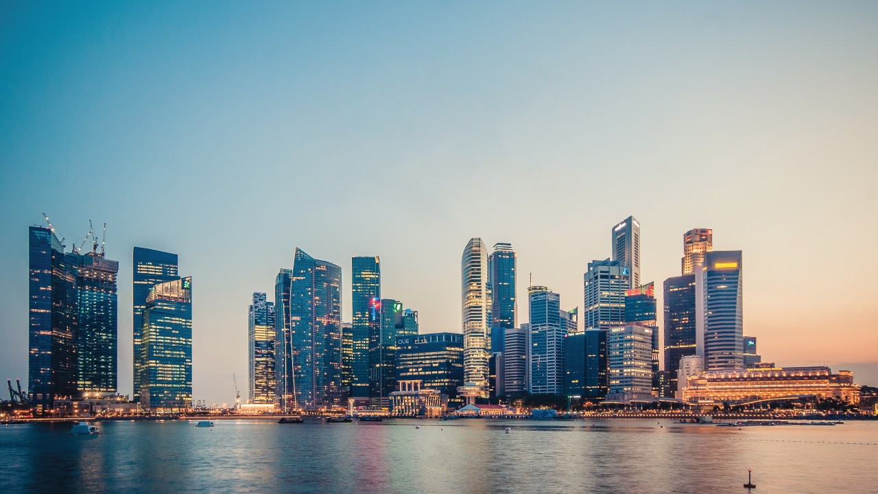 Singapore’s central business district. Photo: Peter Nguyen