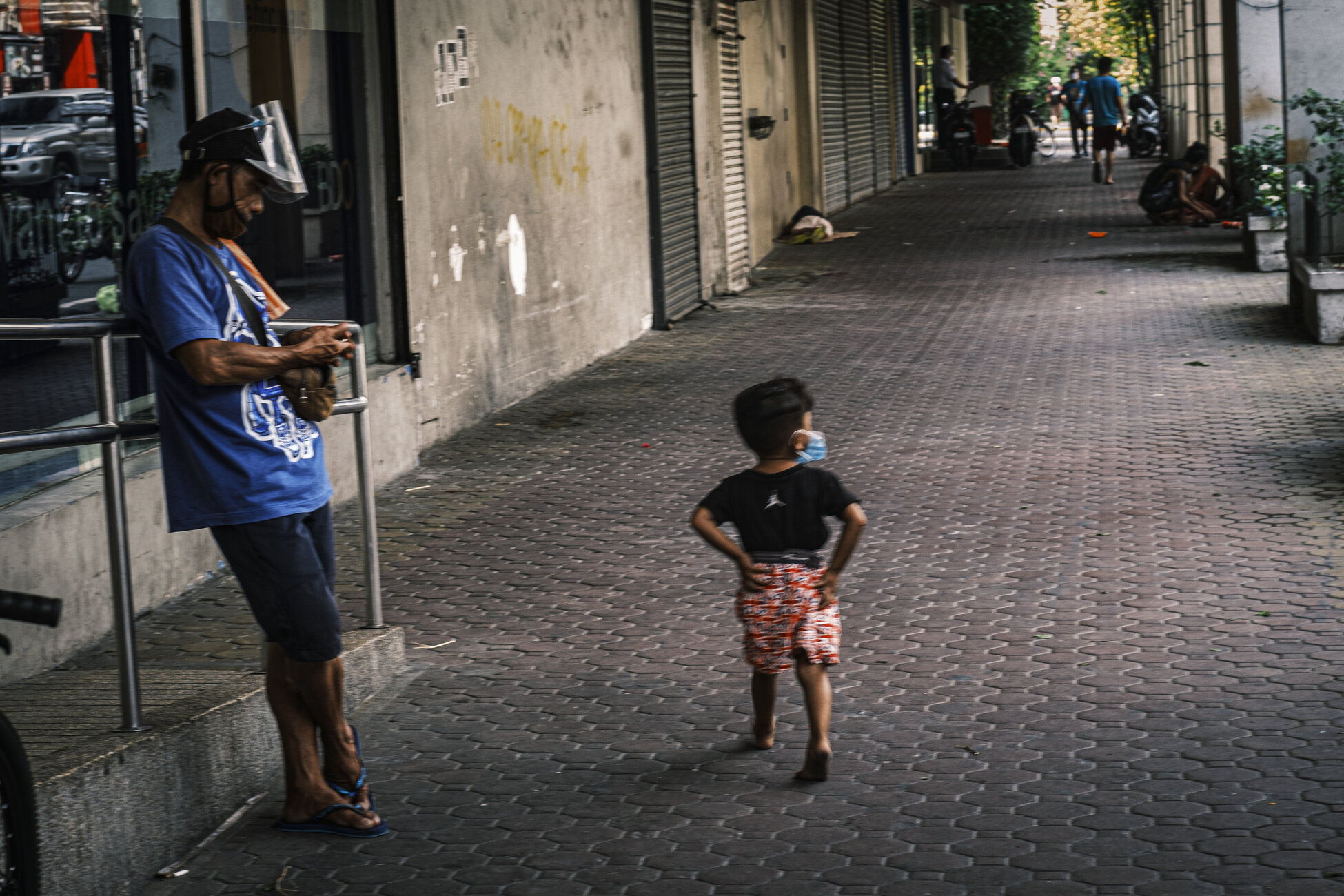 A boy in Manila's downtown district. Photo: Luis Liwanag