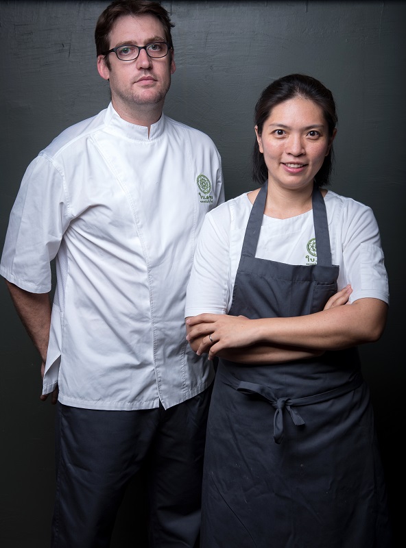 A file photo of chefs Duanporn ‘Bo’ Songvisava and Dylan Jones of Bo.lan. Photo: Bo.lan / Courtesy