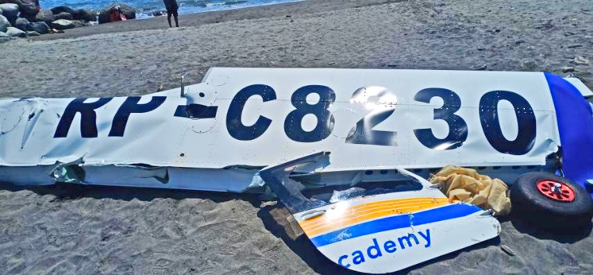 The recovered tail showing the aircraft number (fb.com/coastguardph)