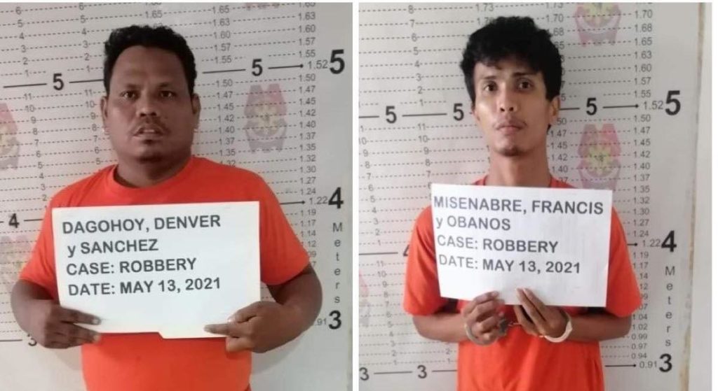The suspects arrested in Naga City. Photo from Naga City Police