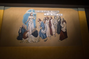 One of the five replicated biblical murals. Photo: Coconuts