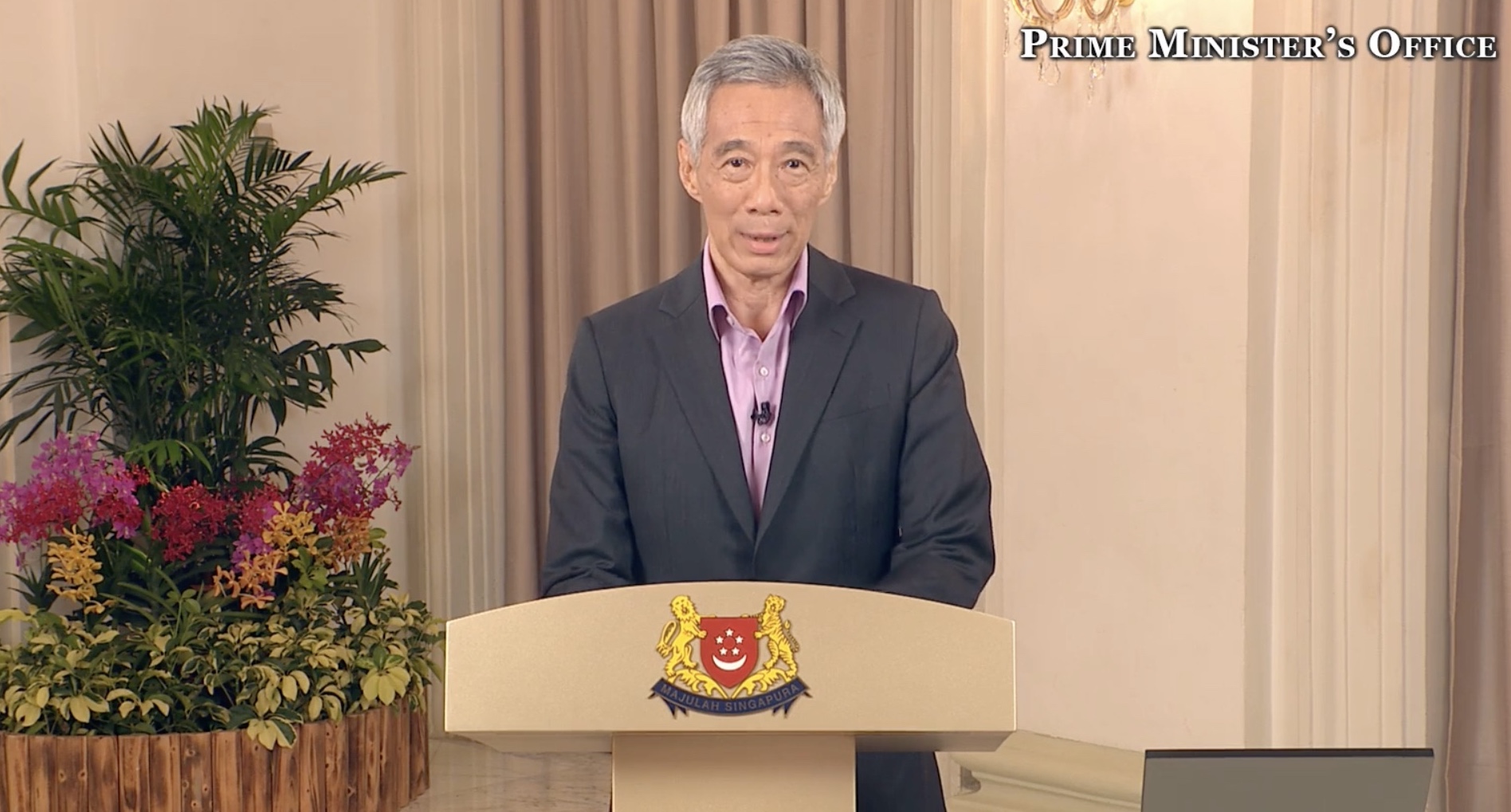 Prime Minister Lee Hsien Loong speaks on May 31, 2021. 