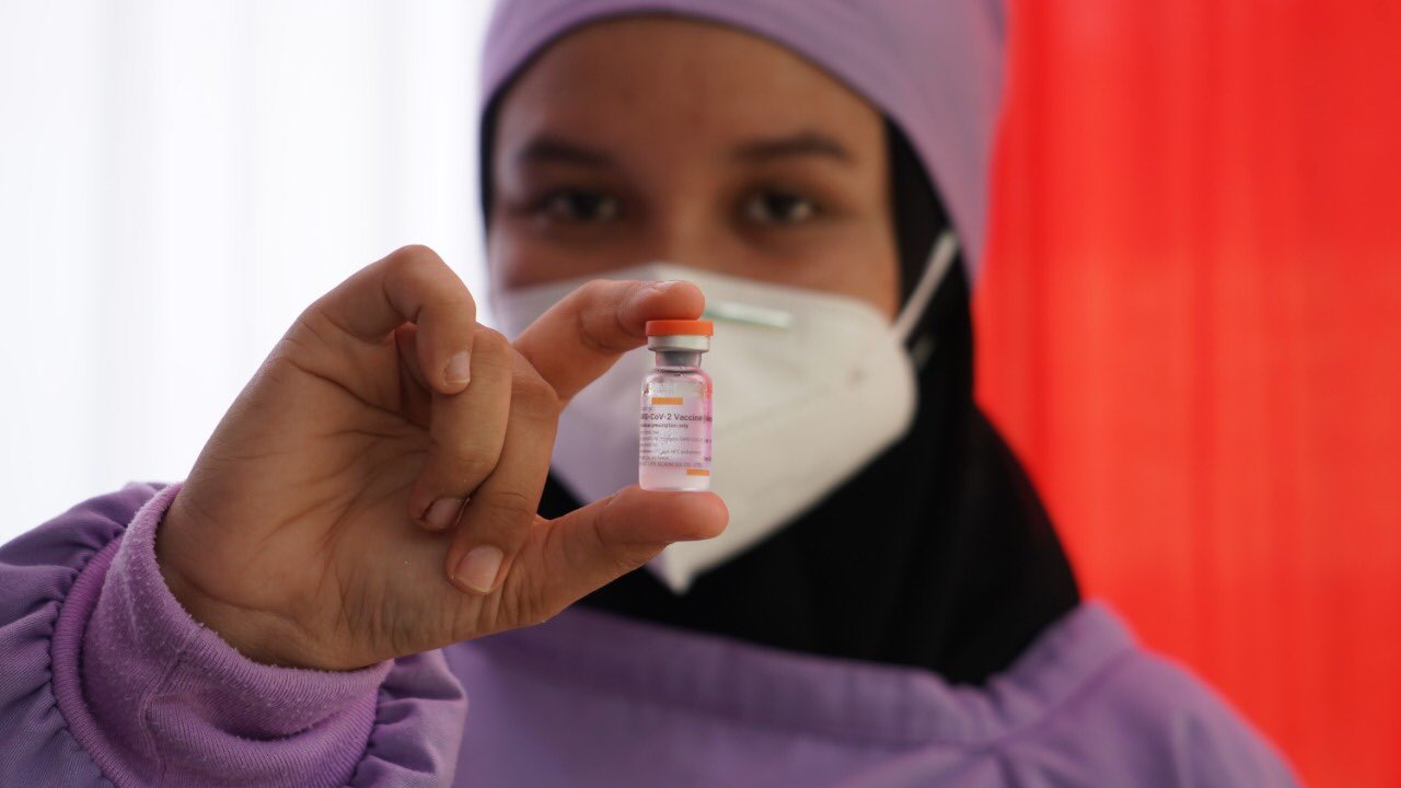 Vaccines listed in the Gotong Royong program are the one by Sinopharm and one by Chinese vaccine company CanSino Biologics. Photo: Kemenkes RI