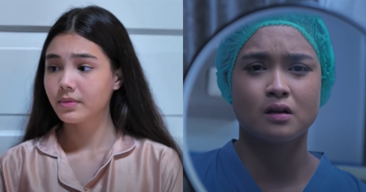 15-year-old actress Lea Ciarachel (L), who played Zahra in a sinetron titled ‘The Wife’s Conscience: Zahra’ is being replaced by Hanna Kirana (R). Screenshots from YouTube/Indosiar