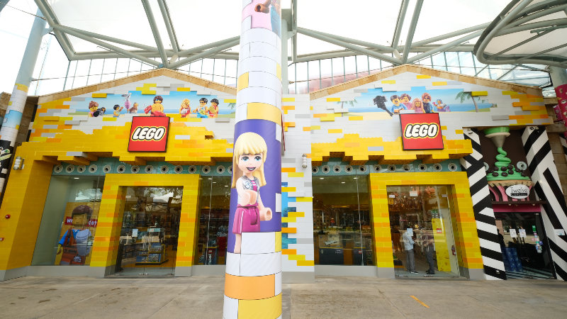 The latest LEGO store at Resorts World Sentosa. Photo: LEGO Group
