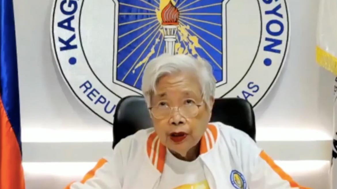 Department of Education Secretary Leonor Briones (screengrab from Talk to the People, July 12, 2021)