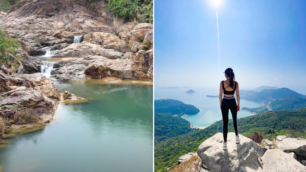 The 32-year-old, who fell to her death on a waterfall near Yuen Long, often posted her hiking photos on Instagram. Photos: YouTube/Leesok2 (left) and Instagram (right)