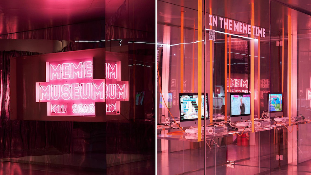 The world’s first meme museum is now open at the K11 Art Mall in Tsim Sha Tsui. Photos: Instagram/K11 Art Mall