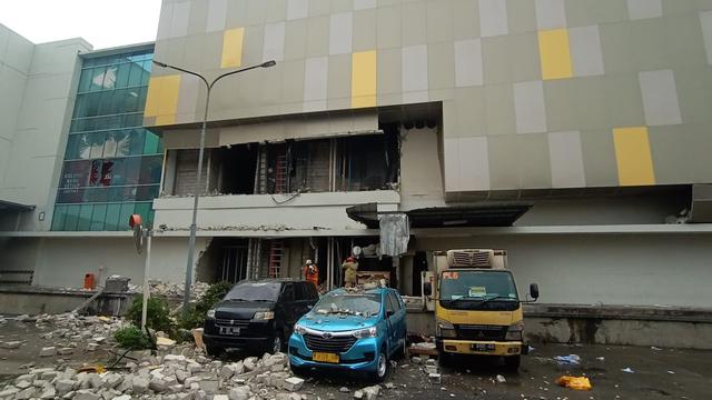 Margo City mall in Depok, West Java following a reported gas leak on Aug. 21, 2021. Photo: Istimewa