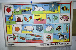 The braille alphabet. Photo: Coconuts