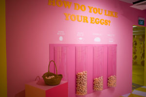 The playground’s egg poll. Photo: Carolyn Teo/Coconuts