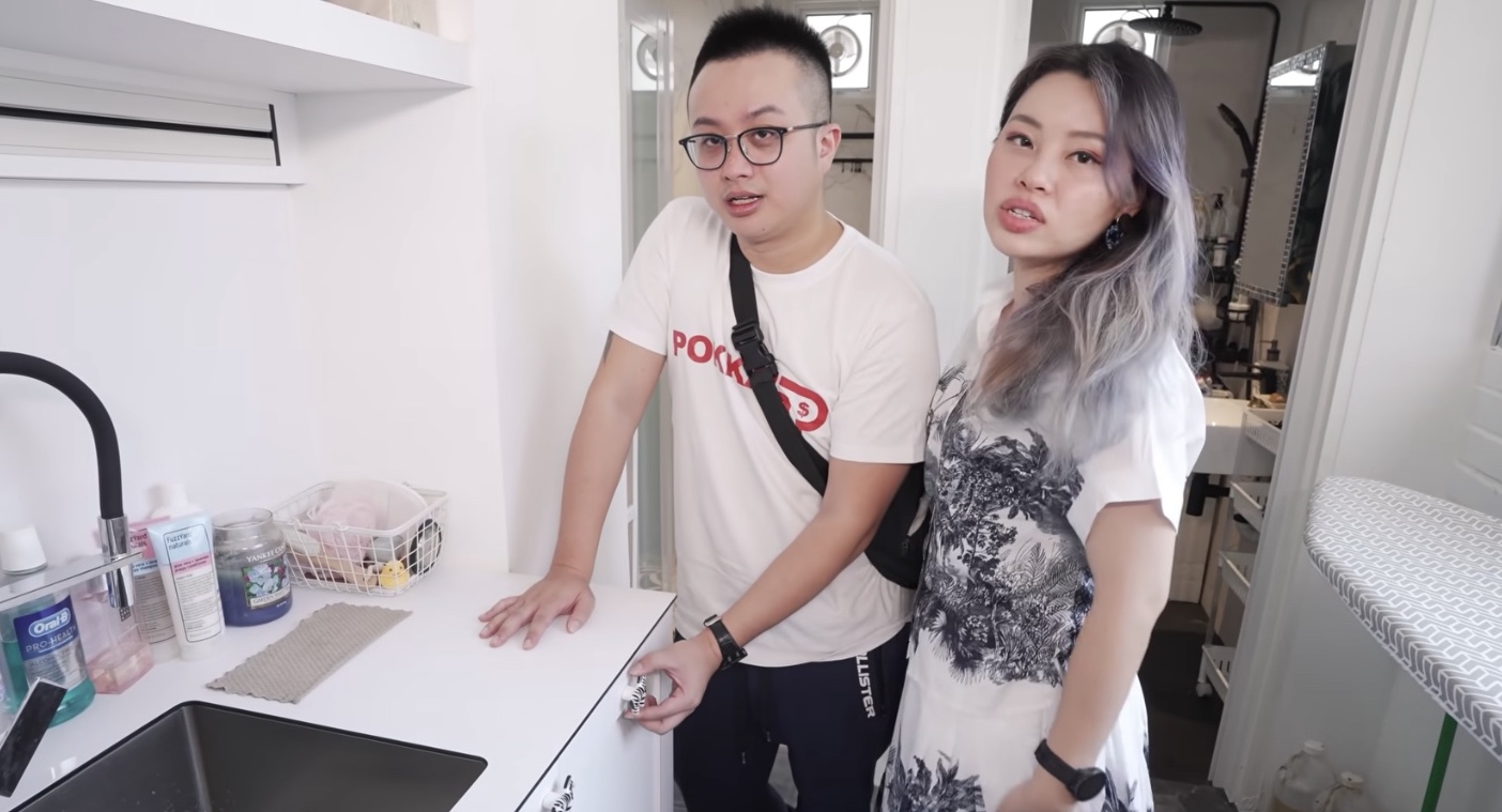 Night Owl Cinematics cofounders Ryan Tan and Sylvia Chan at a newly renovated shophouse. Photo: Night Owl Cinematics/YouTube