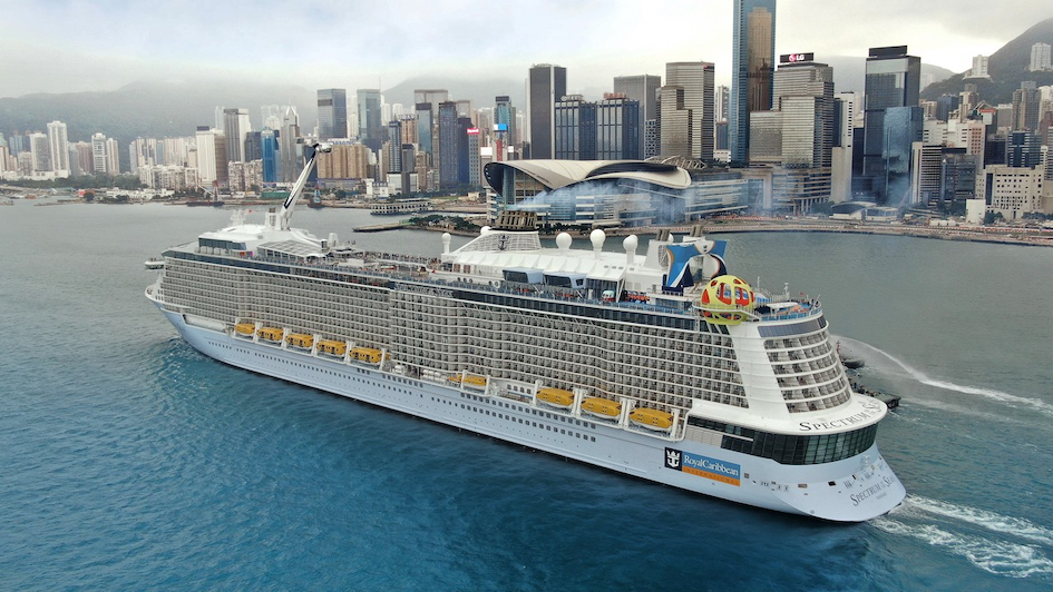 The cruise was met to set sail Thursday when a crew member’s COVID-19 test came back positive. Photo: Royal Caribbean 