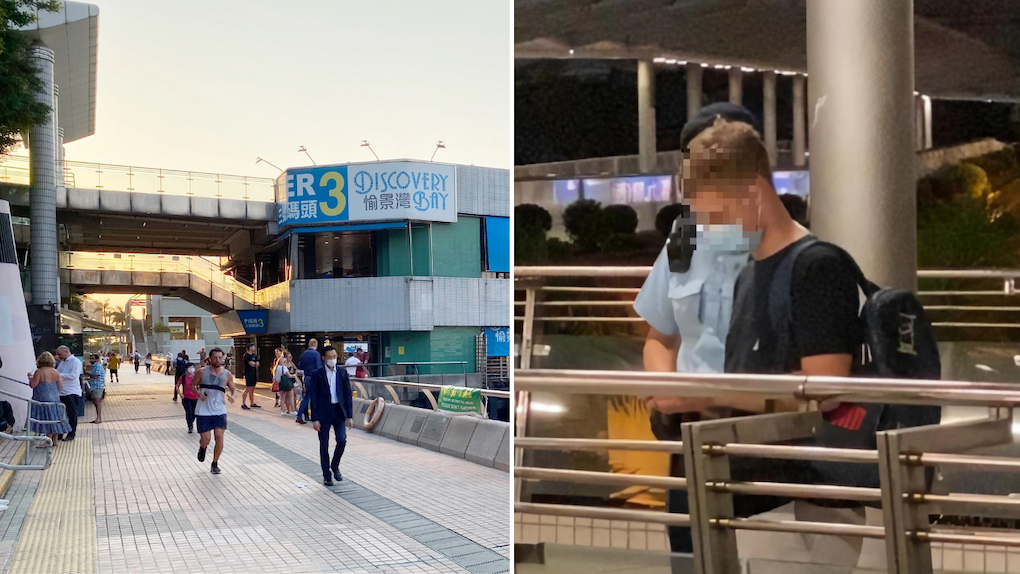 The 31-year-old foreigner showed up at Central Pier No. 3 two hours after the last ferry to Discovery Bay had sailed. Photos: Encyclopedia of Ferries in Hong Kong (left), Oriental Daily (right)