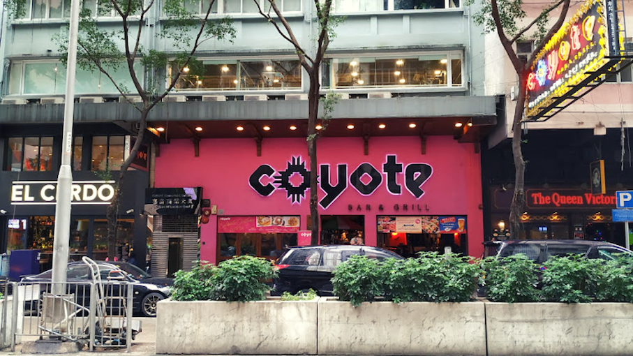 Coyote, a Mexican bar and restaurant, on Lockhart Road in Wan Chai. Photo: Brendan McMahon