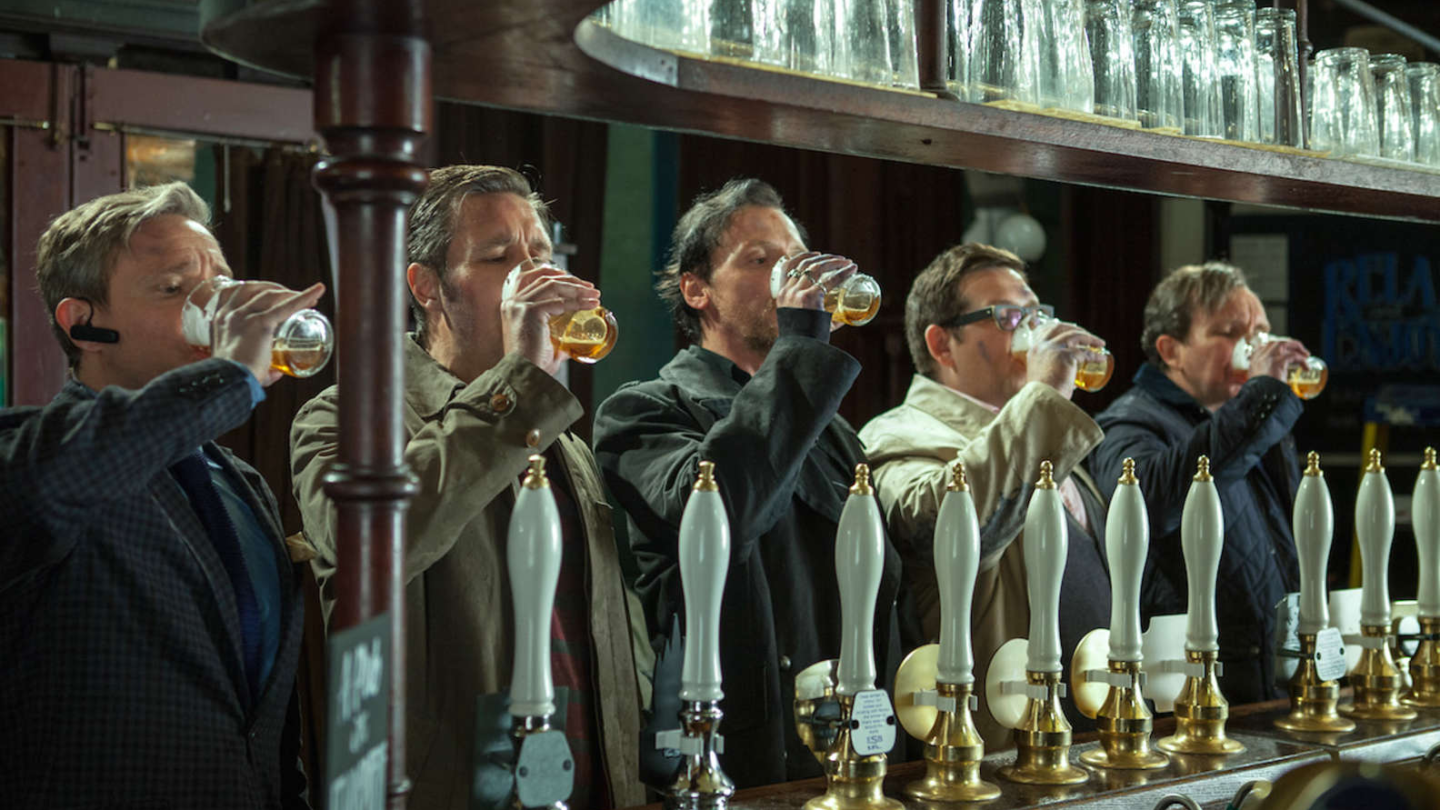 A scene from ‘The World’s End’ (2013)