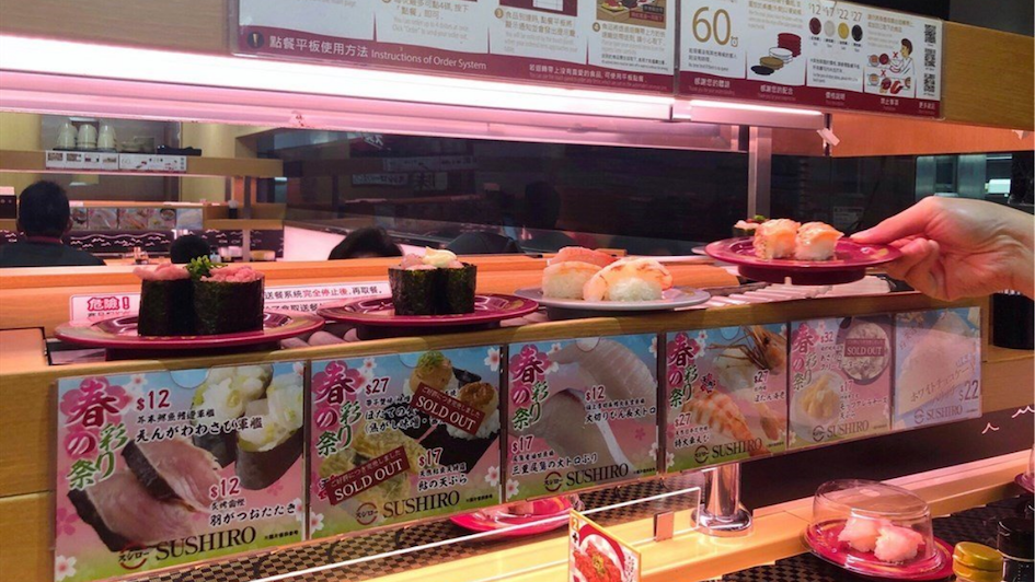 Sushiro, which currently has 12 outlets in Hong Kong, is known for its long lines and affordable Japanese food. Photo: Openrice/Candy Pun