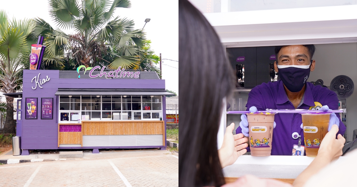 Just like the name suggests, Chatime Kios is inspired by the concept of warung or kios (kiosks), minimal in size but ubiquitous in public places. Photo courtesy of Chatime Indonesia