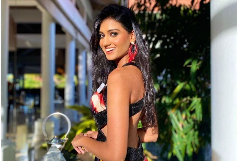 Miss World Malaysia Lavanya Sivaji at the Hyatt Regency Grand Reserve in Puerto Rico earlier this week. Photo: Lavanya Sivaji/ Instagram
