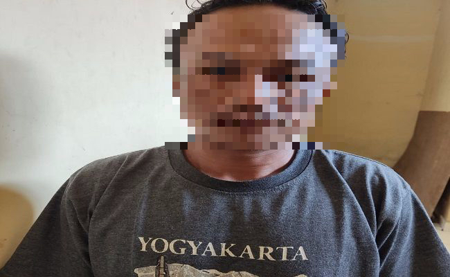 Bali man arrested for spearing his drunk neighbor. Photo: Buleleng Police