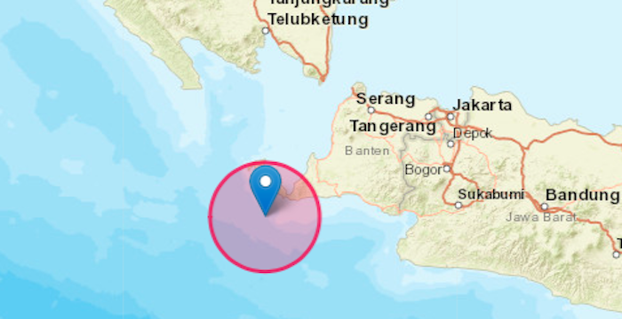 Un séisme de magnitude 6,7 au large de la côte de Banten ressenti à Jakarta