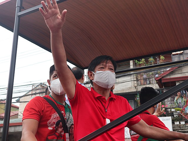 Bongbong Marcos at one of his presidential campaign events. Photo: Wikimedia Commons
