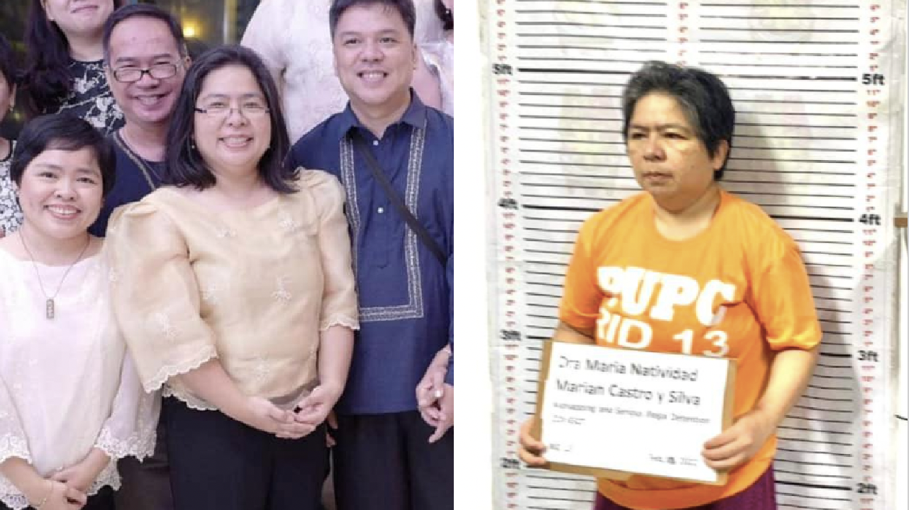 Dr. Naty Castro was allegedly arrested in her San Juan home without due process, and was detained 1,200 km away at Agusan del Sur. Images: Jun Castro (Facebook)