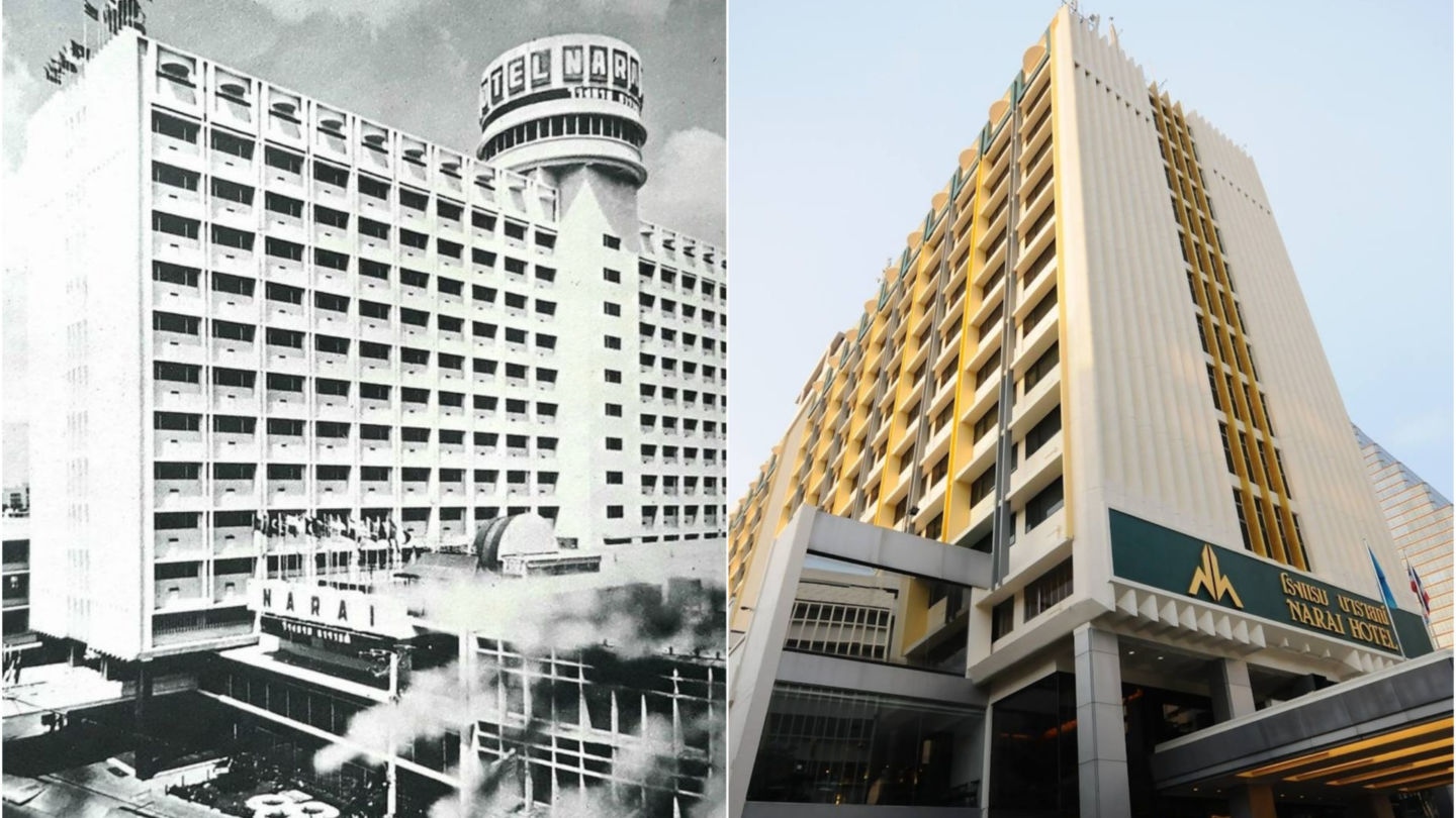 File photos of the Narai Hotel. Photos: The Association of Siamese Architects under Royal Patronage, Narai Hotel