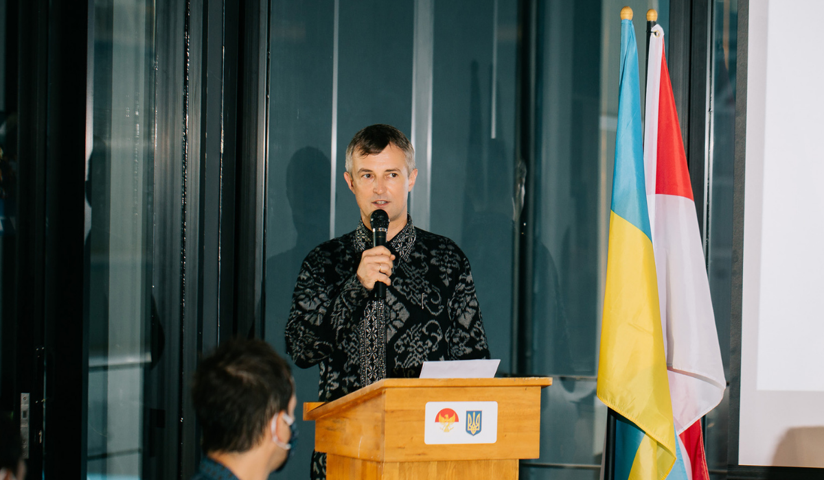 Ukraine’s ambassador to Indonesia Vasyl Hamianin. Photo: Ukrainian Embassy in Jakarta.