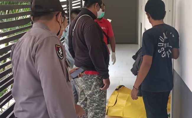 Police investigated a hotel in Kerobokan where a 28-year-old American was found dead by suicide on April 6, 2022. Photo: Obtained.
