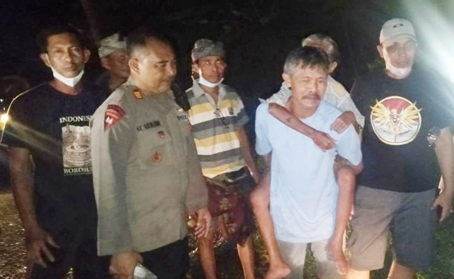 A 64-year-old Balinese woman was found in Jembrana on May 7, 2022, after going missing for two days. Photo: Obtained.