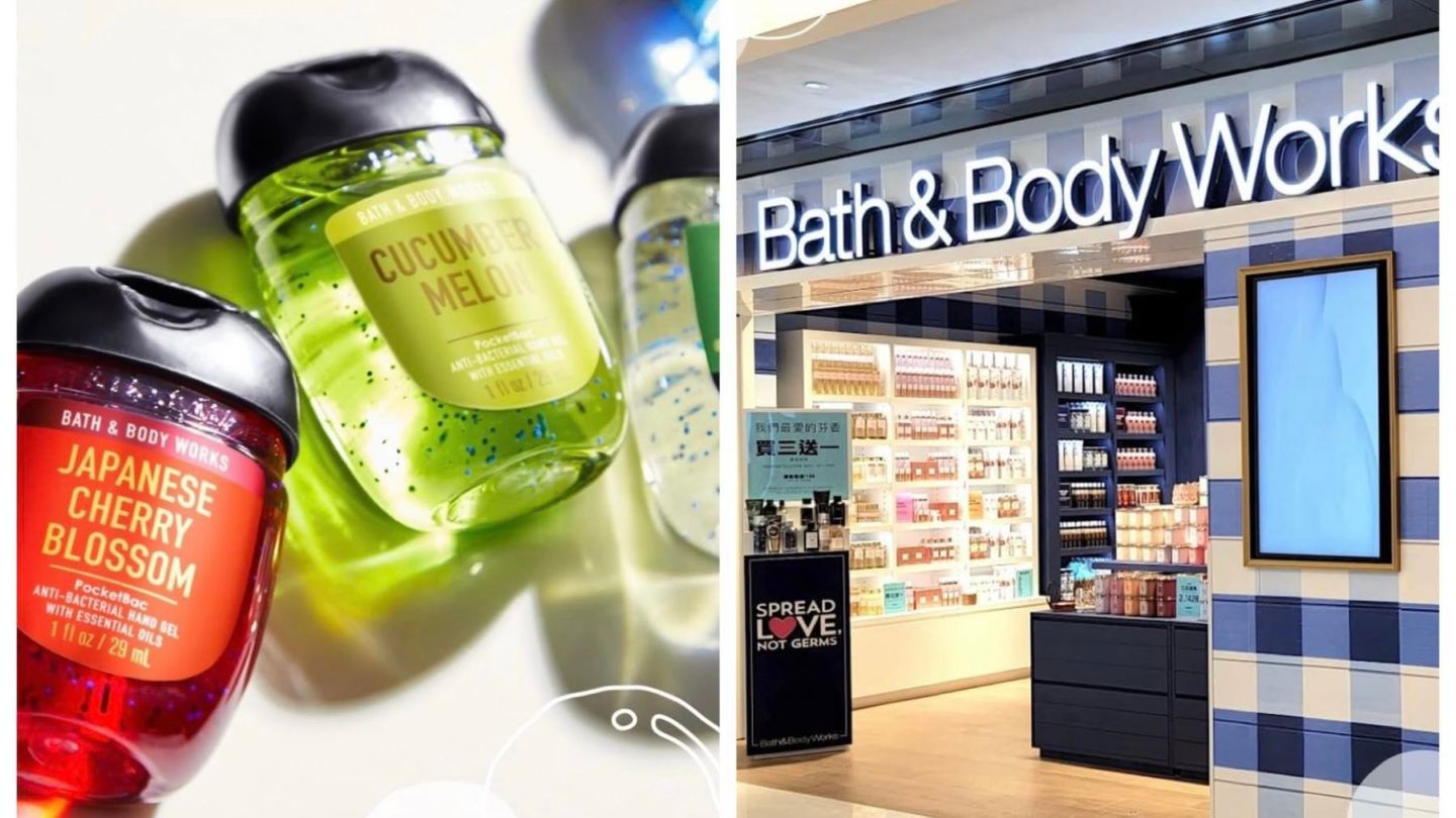 US body care brand Bath & Body Works has opened its first store in Hong Kong in New Town Plaza. Photo: Instagram/New Town Plaza