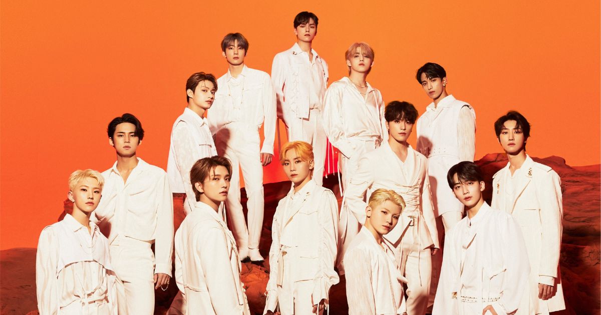 K-pop boy band Seventeen is slated to perform in two concerts at Indonesia Convention Exhibition (ICE) hall in BSD City on Sept. 24 and 25. Photo: Twitter/@pledis_17