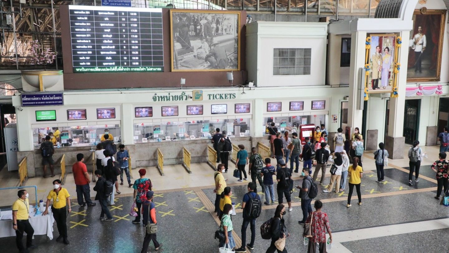 A file photo of Bangkok Railway Station or Hua Lamphong. Photo: State Railway of Thailand
