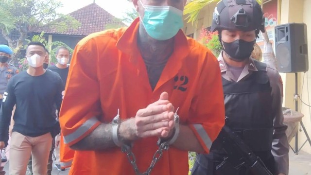 JPC, 47, is an American who was arrested on July 28, 2022, in Badung for alleged liquid marijuana possession. Photo: Obtained.