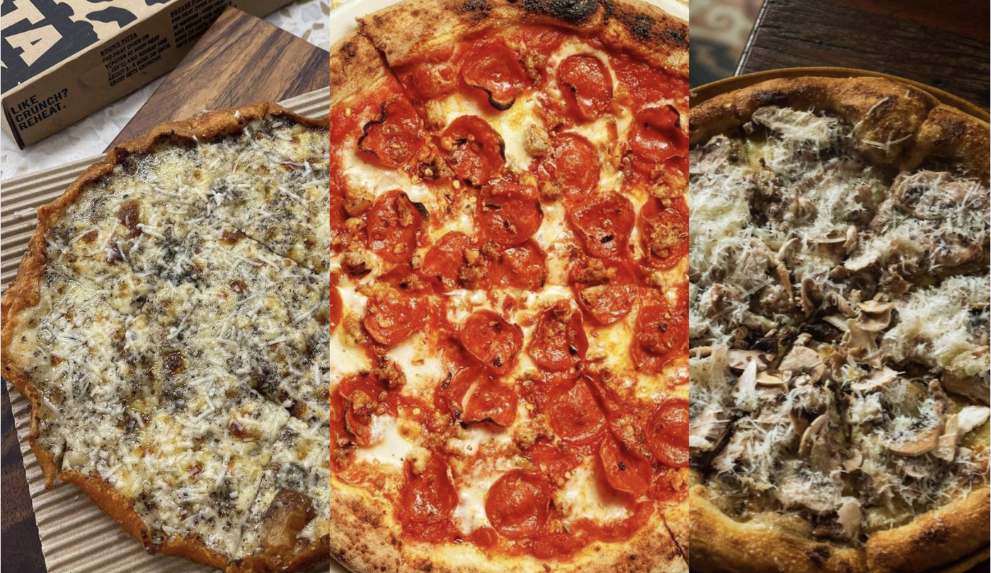 Images: Crosta Pizzeria, A Mano PH, Wildflour Italian (Instagram)