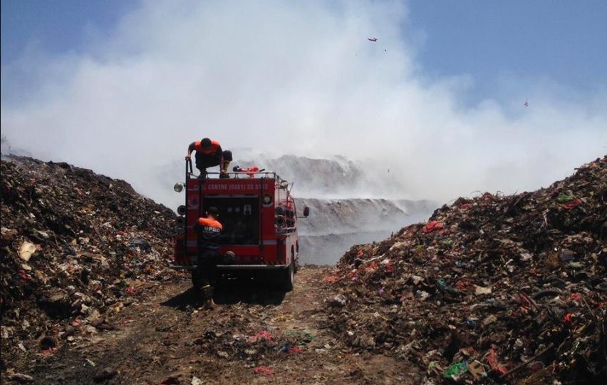 File photo of Suwung landfill. Photo: Facebook/Adiyaksa Putra