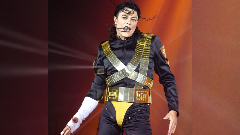 Rodrigo Teaser impersonating Michael Jackson. Photo: Rodrigo Teaser/Facebook
