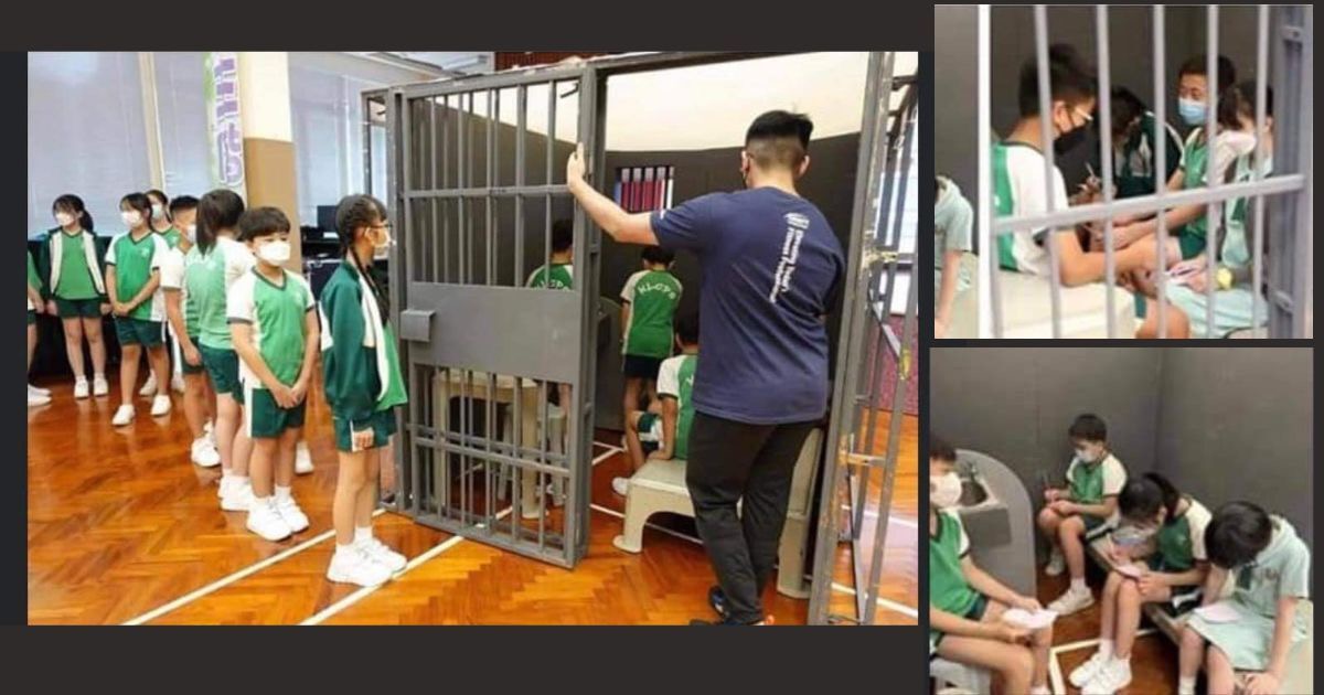 Alleged screengrabs of King Lam Catholic Primary School’s now-deleted Facebook post. Photo: Facebook/Jason Poon