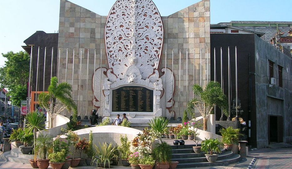File photo of the Bali bombing memorial.