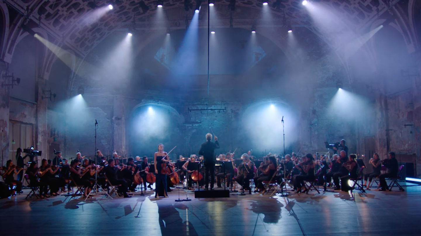London Philharmonic Orchestra prerecorded performances for screening in Hong Kong to celebrate the City Hall’s 60th anniversary. Photo: Leisure and Cultural Services Department