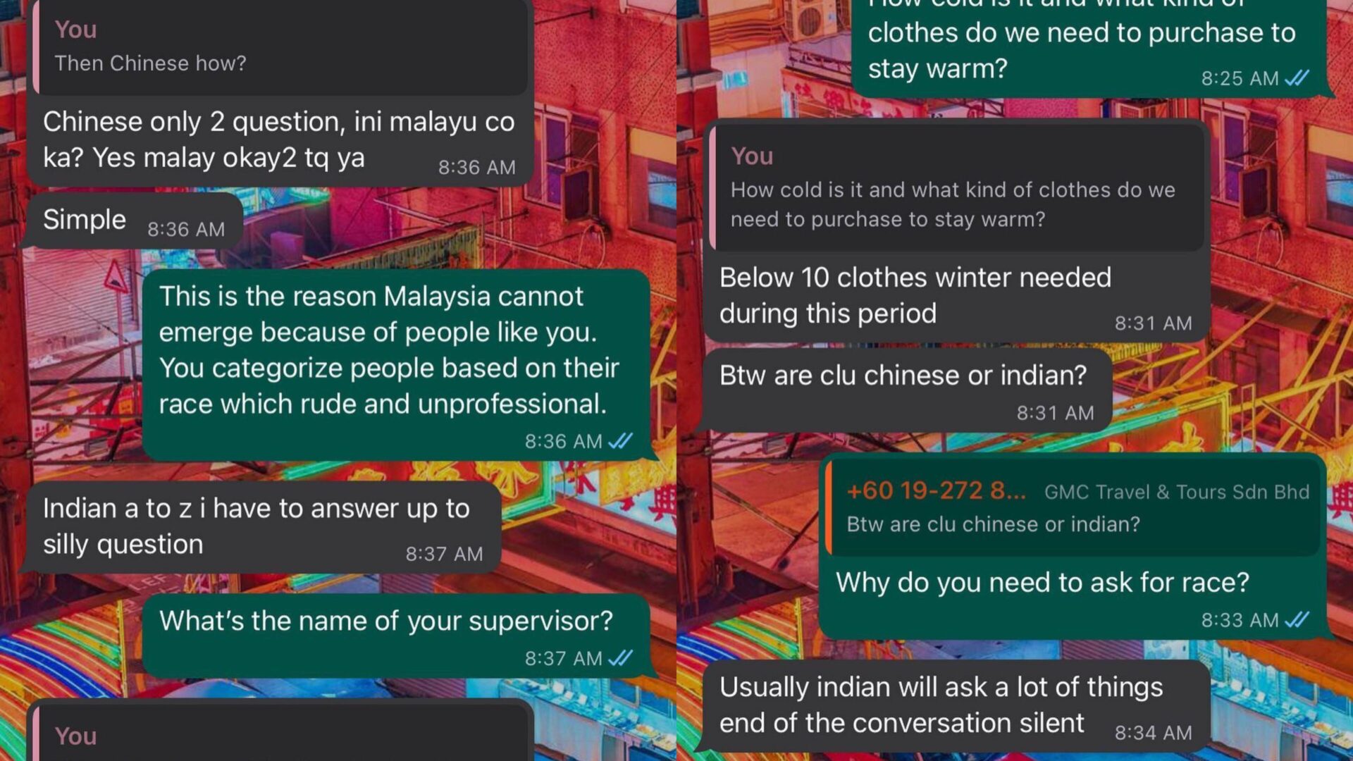 Unpack this: Malaysian woman gets racially profiled by travel agency