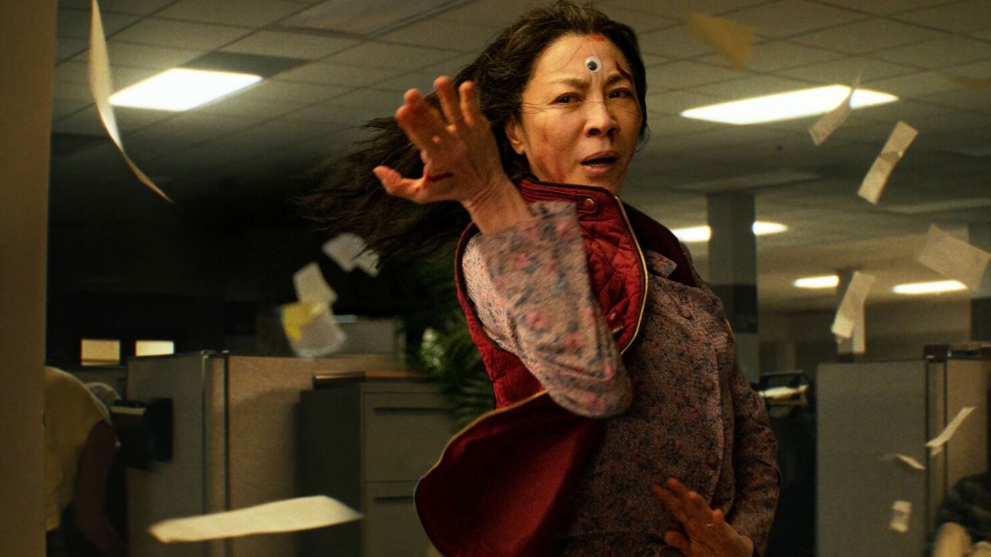 Michelle Yeoh as Evelyn Quan in ‘Everything, Everywhere, At Once’ 

