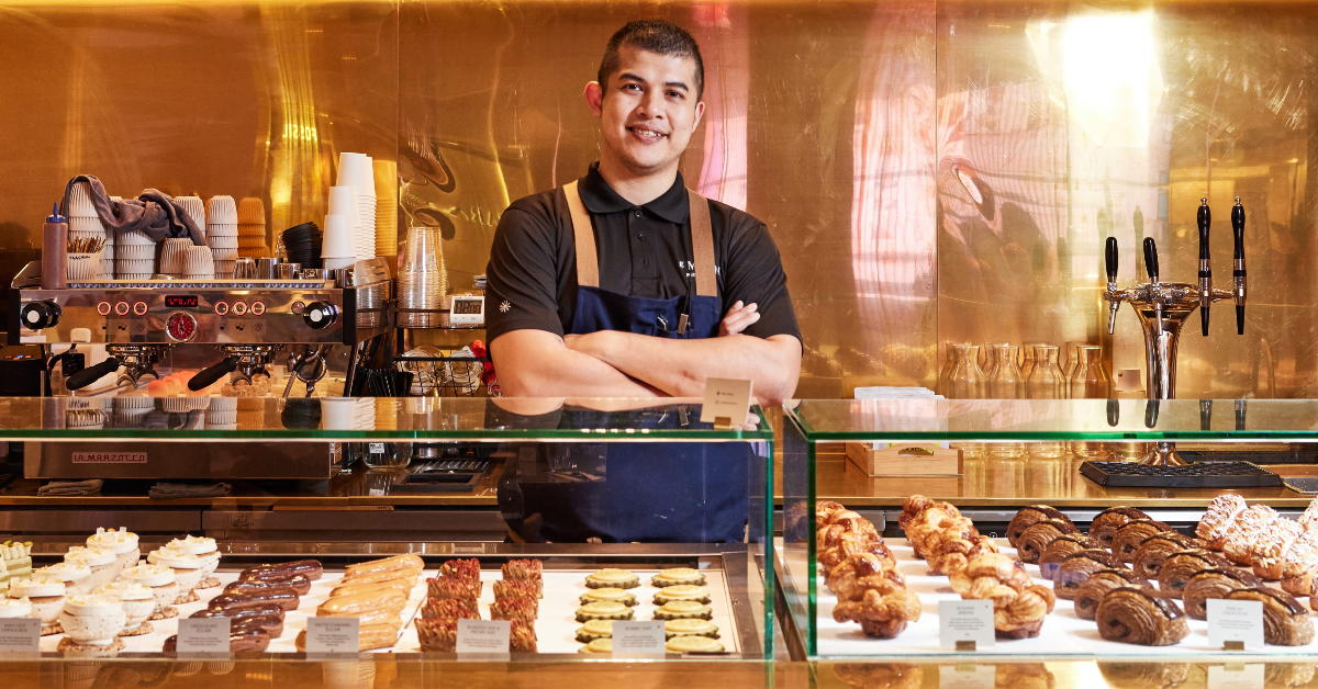 Chef-founder Mohamed Al-Matin of Le Matin Patisserie. Photo: Le Matin Patisserie
