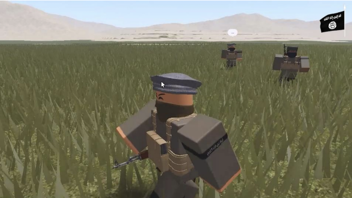 One of the teens joined Roblox servers where the virtual settings replicated actual conflict zones like the ones in Syria and Marawi in the Phillippines. Photo: ISD
